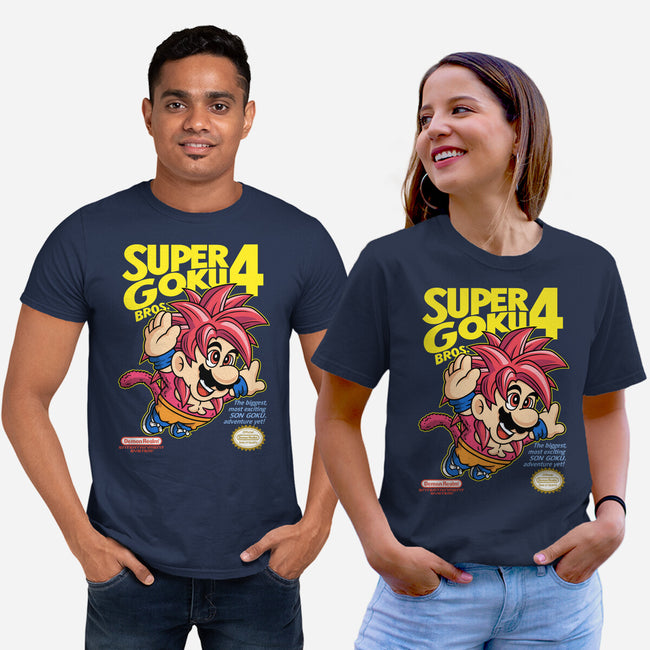 Super Goku Bros 4-Unisex-Basic-Tee-Barbadifuoco