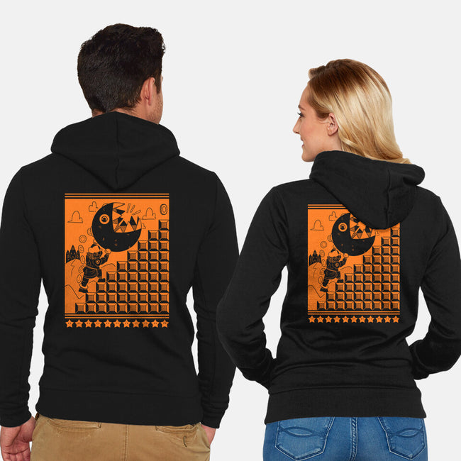 The Plumber’s Punishment-Unisex-Zip-Up-Sweatshirt-Heyra Vieira