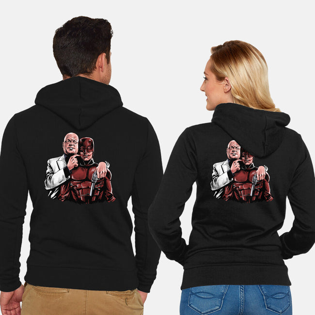 The Kingpin Joke-Unisex-Zip-Up-Sweatshirt-zascanauta