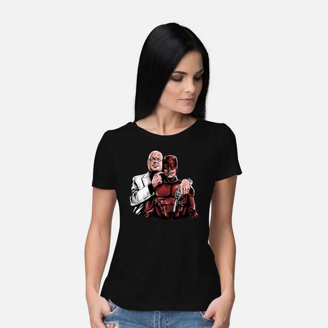 The Kingpin Joke-Womens-Basic-Tee-zascanauta