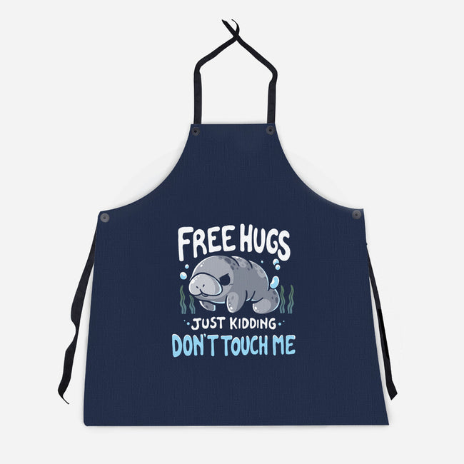 Don't Touch Me-Unisex-Kitchen-Apron-Vallina84