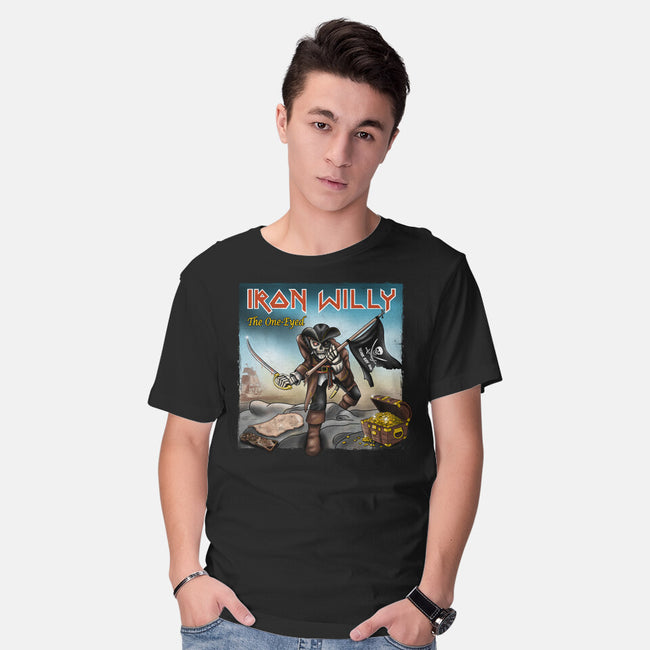 Iron Willy The One-Eyed-Mens-Basic-Tee-NMdesign
