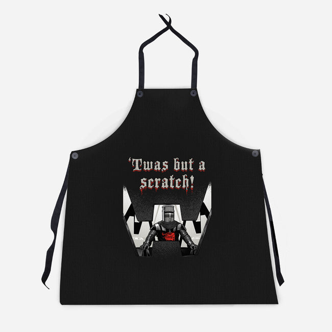 Twas But A Scratch-Unisex-Kitchen-Apron-Tronyx79