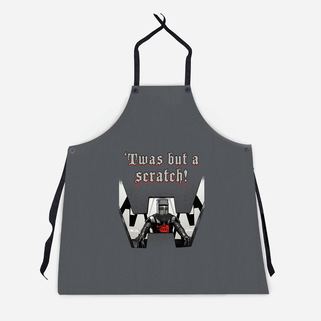 Twas But A Scratch-Unisex-Kitchen-Apron-Tronyx79