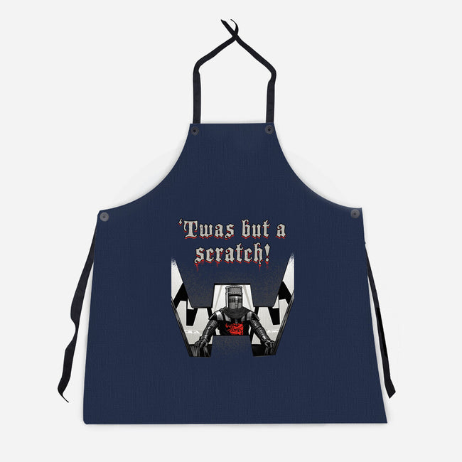 Twas But A Scratch-Unisex-Kitchen-Apron-Tronyx79