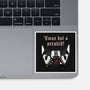 Twas But A Scratch-None-Glossy-Sticker-Tronyx79