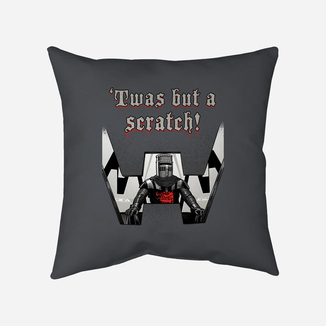 Twas But A Scratch-None-Removable Cover w Insert-Throw Pillow-Tronyx79