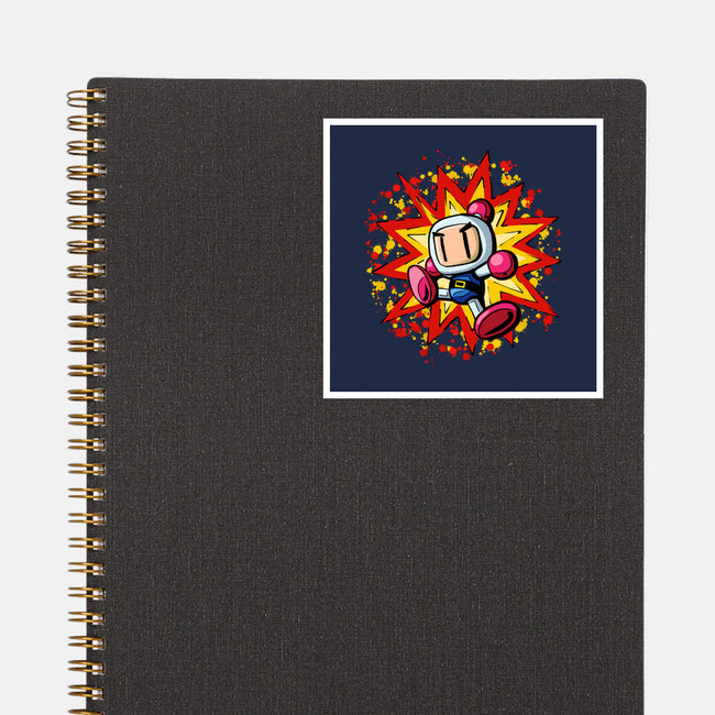 Bomb Hero-None-Glossy-Sticker-nickzzarto