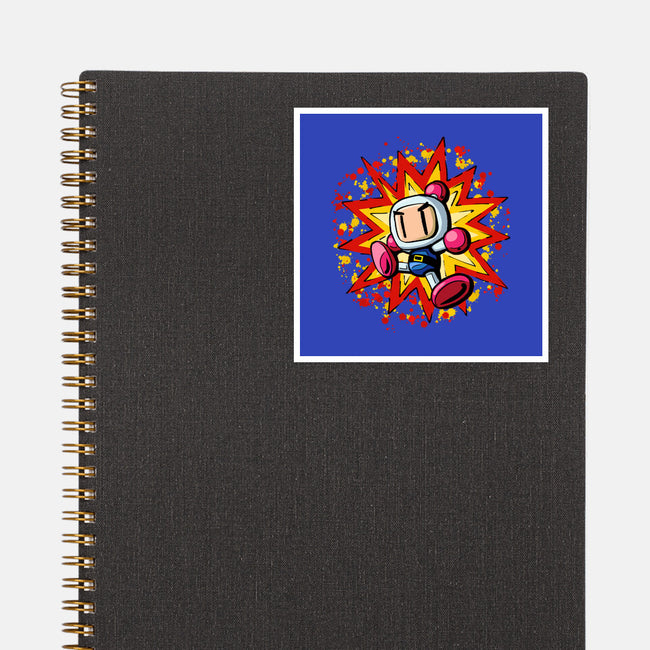 Bomb Hero-None-Glossy-Sticker-nickzzarto