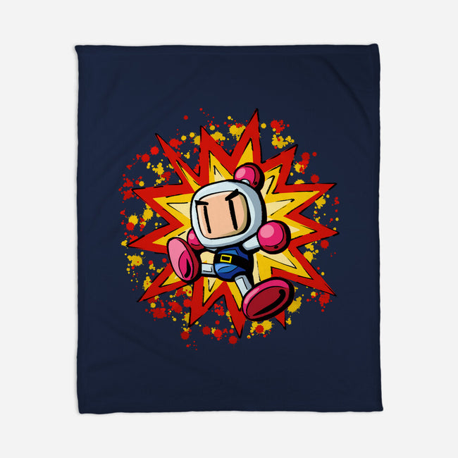 Bomb Hero-None-Fleece-Blanket-nickzzarto