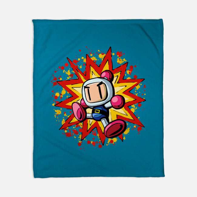Bomb Hero-None-Fleece-Blanket-nickzzarto