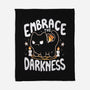 Embracing The Darkness-None-Fleece-Blanket-Vallina84