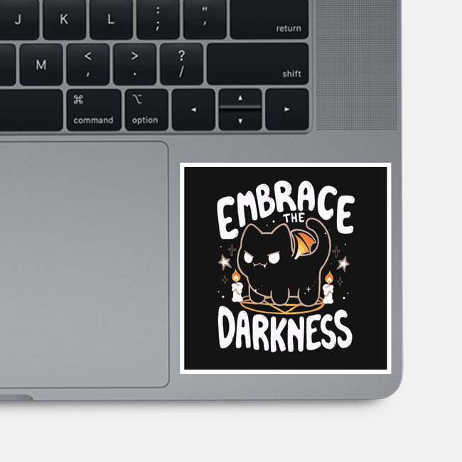 Embracing The Darkness-None-Glossy-Sticker-Vallina84