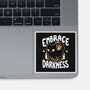 Embracing The Darkness-None-Glossy-Sticker-Vallina84