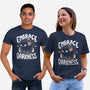 Embracing The Darkness-Unisex-Basic-Tee-Vallina84