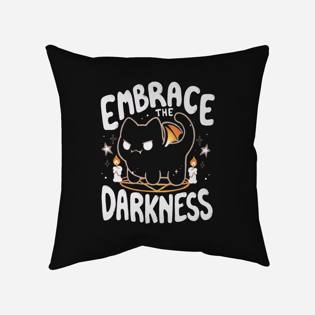Embracing The Darkness-None-Removable Cover w Insert-Throw Pillow-Vallina84