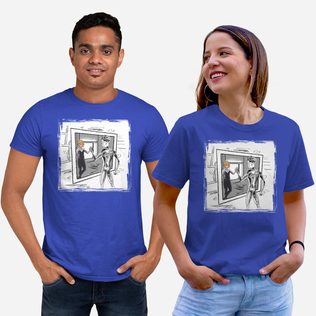 Take On Me Gwen-Unisex-Basic-Tee-zascanauta
