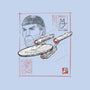 USS Enterprise Sumi-e-Womens-Basic-Tee-Astrobot Invention