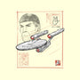 USS Enterprise Sumi-e-Mens-Premium-Tee-Astrobot Invention