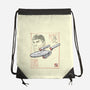 USS Enterprise Sumi-e-None-Drawstring-Bag-Astrobot Invention
