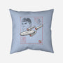 USS Enterprise Sumi-e-None-Removable Cover w Insert-Throw Pillow-Astrobot Invention
