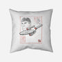 USS Enterprise Sumi-e-None-Removable Cover w Insert-Throw Pillow-Astrobot Invention