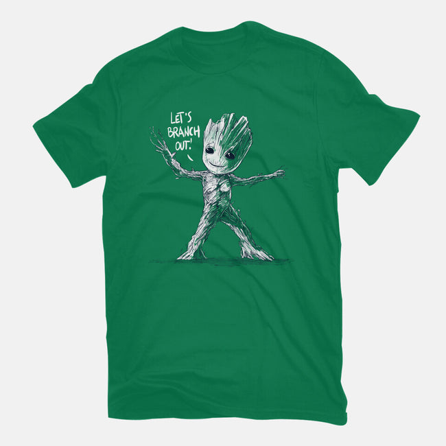 Let's Branch Out-Womens-Basic-Tee-kharmazero