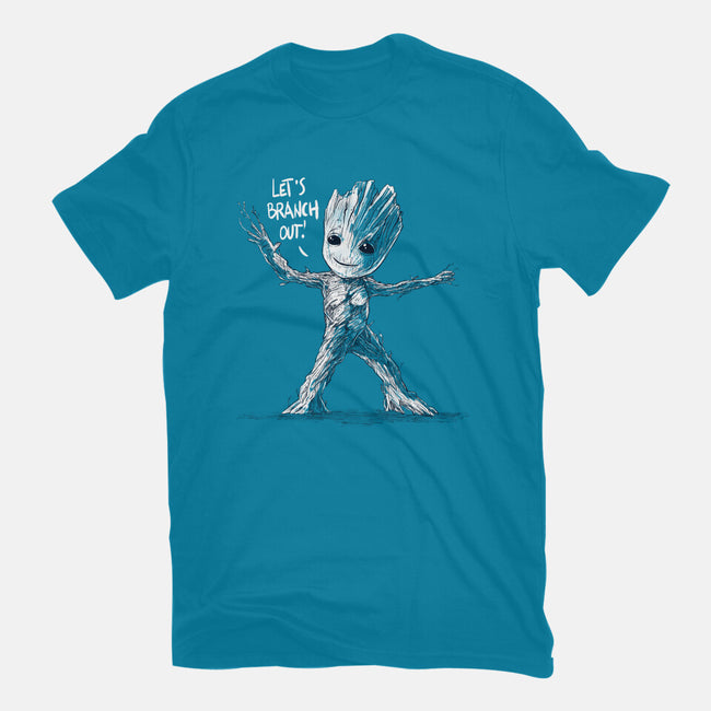 Let's Branch Out-Womens-Basic-Tee-kharmazero
