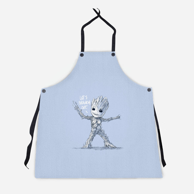 Let's Branch Out-Unisex-Kitchen-Apron-kharmazero