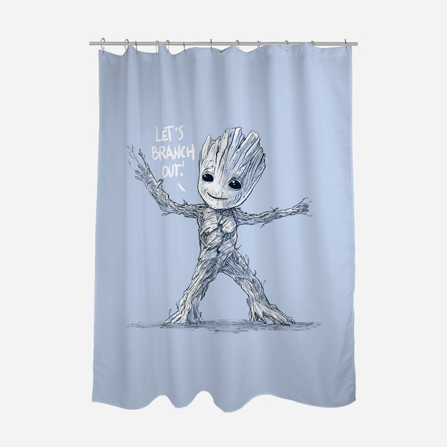 Let's Branch Out-None-Polyester-Shower Curtain-kharmazero