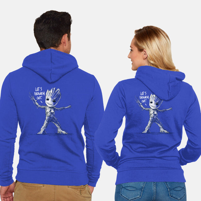 Let's Branch Out-Unisex-Zip-Up-Sweatshirt-kharmazero