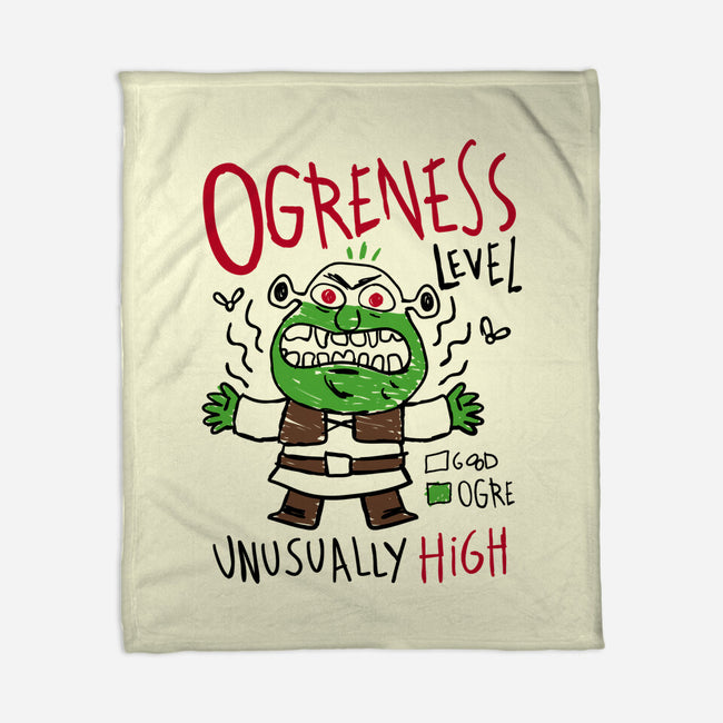 Ogreness Level-None-Fleece-Blanket-demonigote