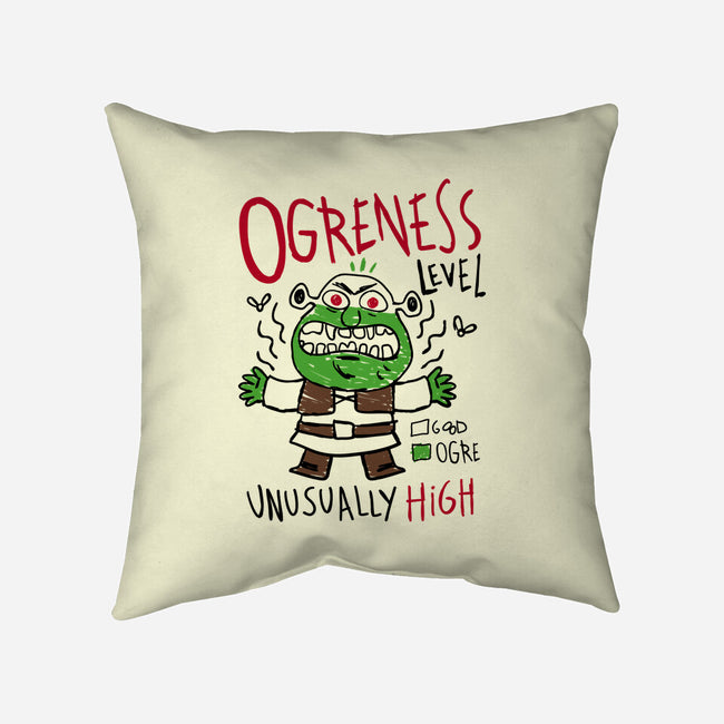 Ogreness Level-None-Removable Cover w Insert-Throw Pillow-demonigote
