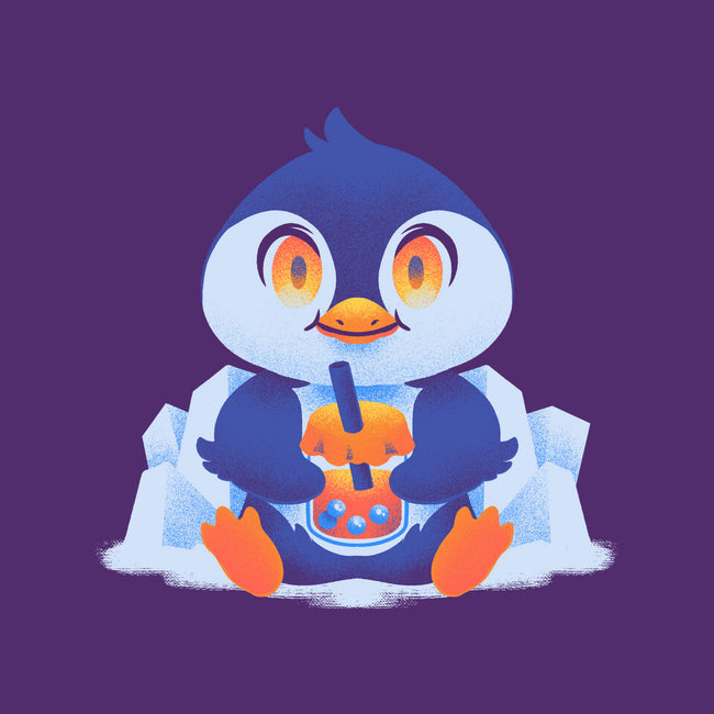 Bubble Tea Penguin-None-Drawstring-Bag-FunkVampire