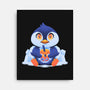 Bubble Tea Penguin-None-Stretched-Canvas-FunkVampire