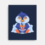 Bubble Tea Penguin-None-Stretched-Canvas-FunkVampire