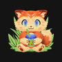 Bubble Tea Fox-None-Drawstring-Bag-FunkVampire