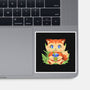 Bubble Tea Fox-None-Glossy-Sticker-FunkVampire