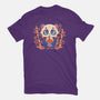 Bubble Tea Panda-Womens-Basic-Tee-FunkVampire