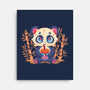 Bubble Tea Panda-None-Stretched-Canvas-FunkVampire