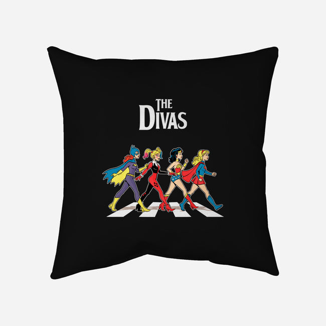 The Divas-None-Removable Cover w Insert-Throw Pillow-P1yu5h