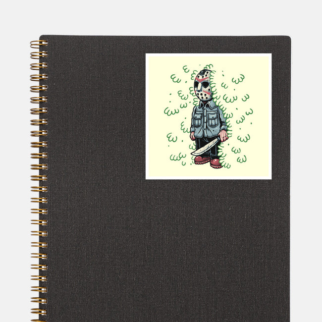 Lurking In The Camp-None-Glossy-Sticker-momma_gorilla