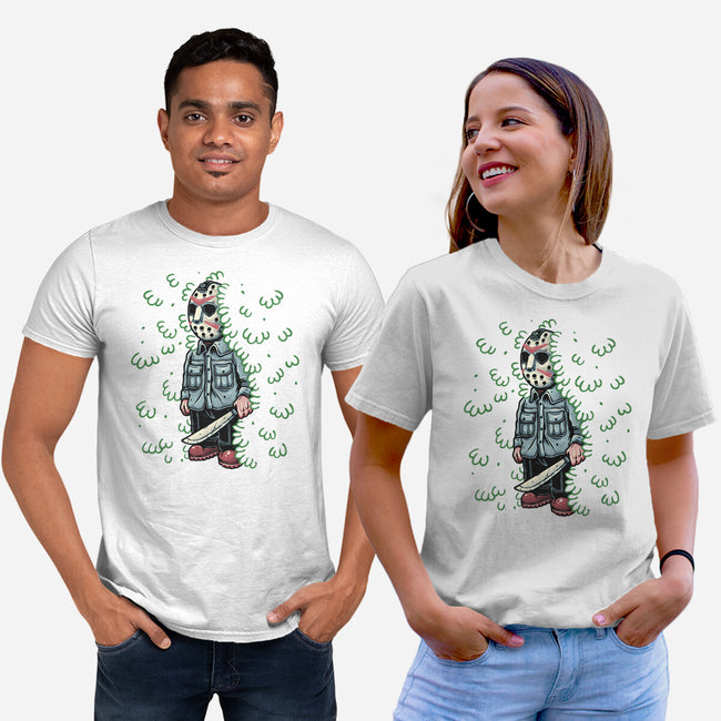 Lurking In The Camp-Unisex-Basic-Tee-momma_gorilla