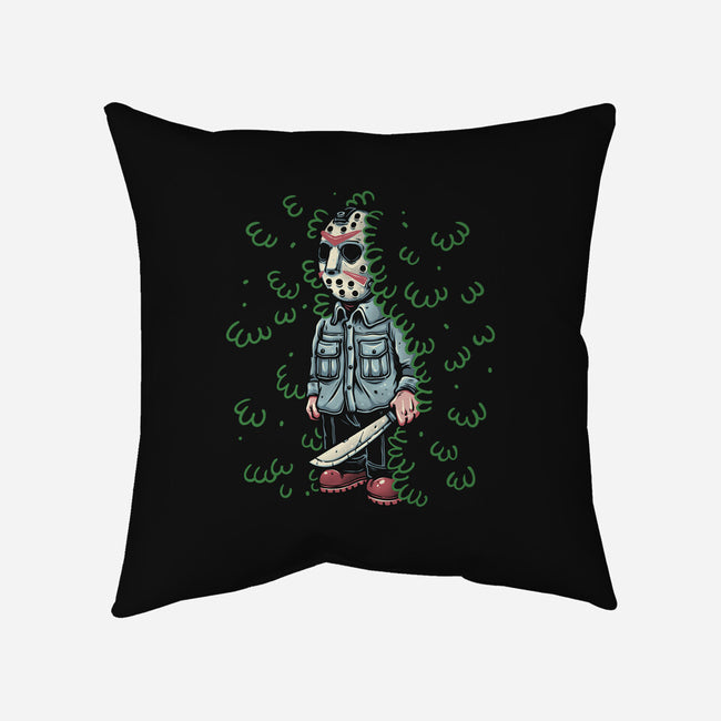 Lurking In The Camp-None-Removable Cover w Insert-Throw Pillow-momma_gorilla