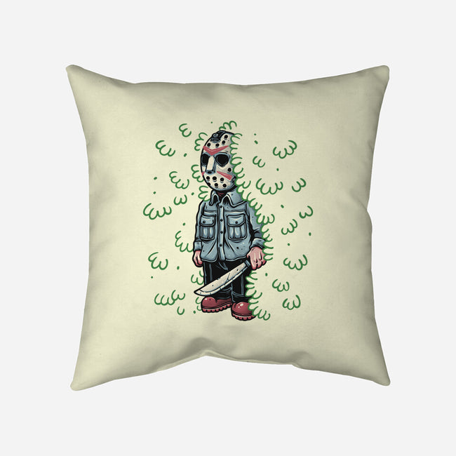 Lurking In The Camp-None-Removable Cover w Insert-Throw Pillow-momma_gorilla