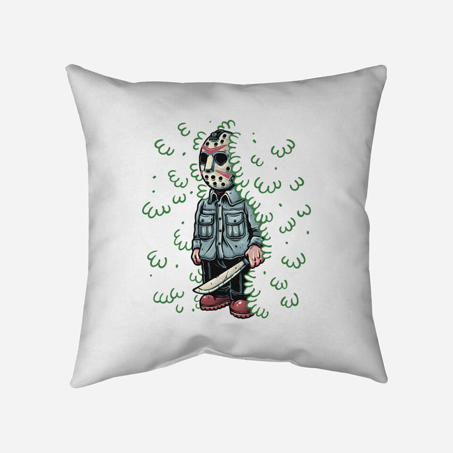 Lurking In The Camp-None-Removable Cover w Insert-Throw Pillow-momma_gorilla