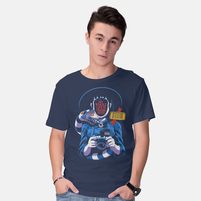 Dark Room-Mens-Basic-Tee-Jorgetiradoart