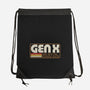 Gen X Vintage Quote-None-Drawstring-Bag-Studio Mootant