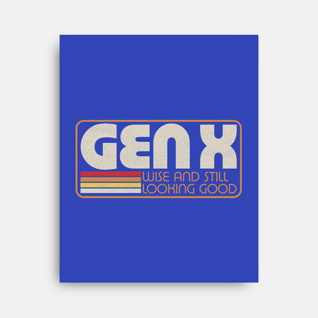 Gen X Vintage Quote-None-Stretched-Canvas-Studio Mootant