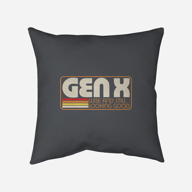 Gen X Vintage Quote-None-Removable Cover w Insert-Throw Pillow-Studio Mootant